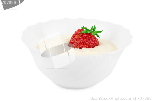Image of Strawberries with cream