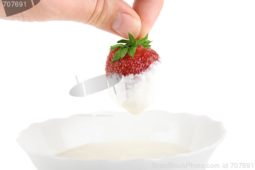 Image of Strawberry in cream