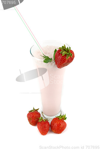 Image of strawberry milkshakes 