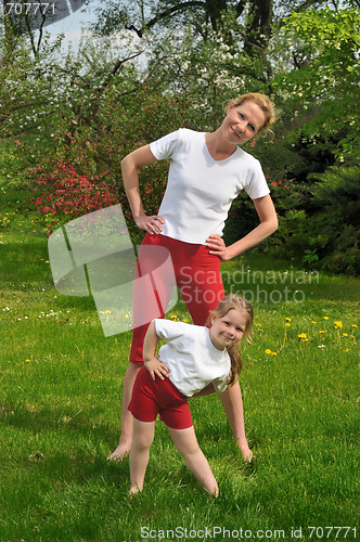 Image of Mother and daughter - training