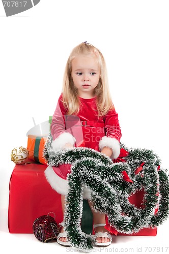 Image of Christmas toddler