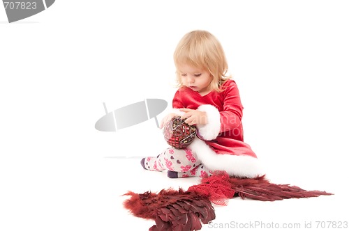 Image of Little christmas baby girl