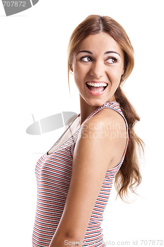 Image of Happy young woman
