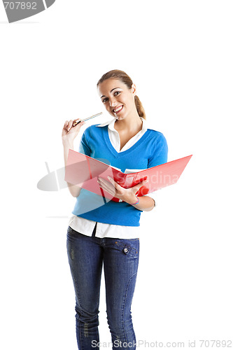 Image of Beautiful female student
