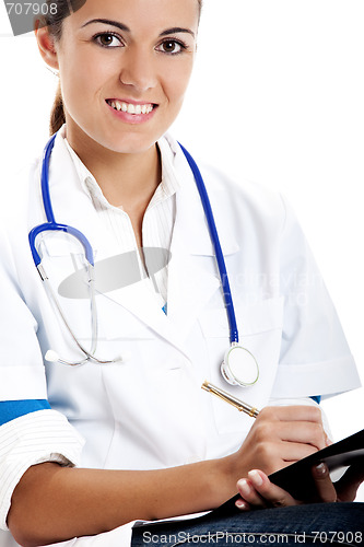 Image of Beautiful nurse student