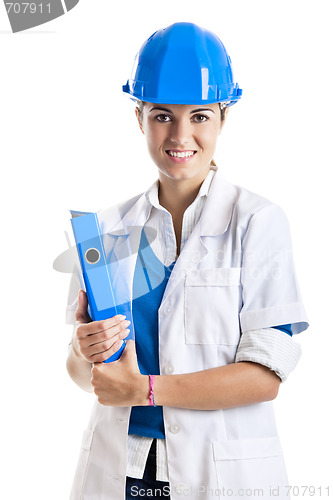 Image of Female technician