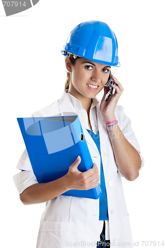 Image of Female technician