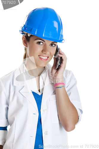 Image of Female technician