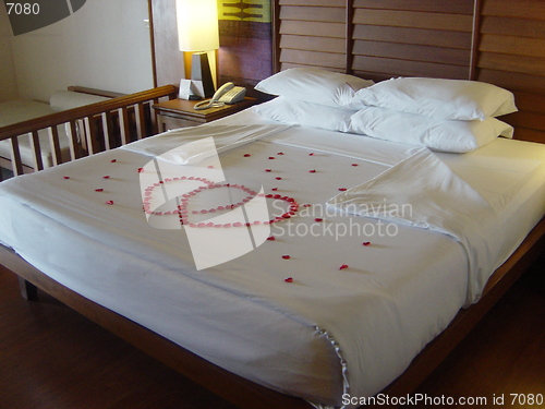 Image of Honeymoon Hotel Bed