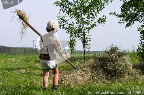 Image of Child in a Village