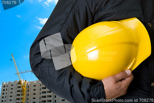 Image of Yellow helmet