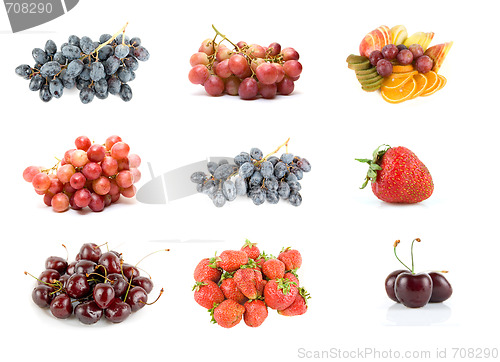 Image of collection of ripe fruit