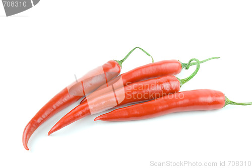 Image of red hot chili peppers