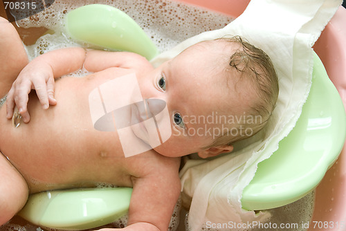 Image of Swimming baby