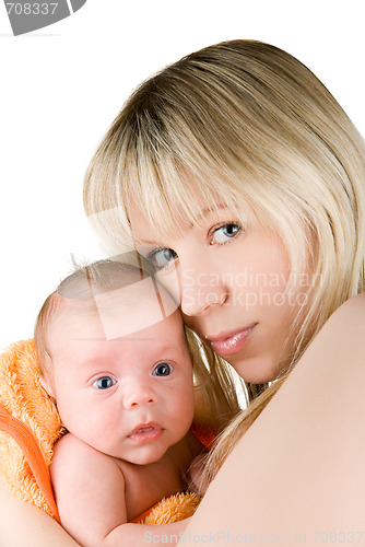 Image of mother with baby boy