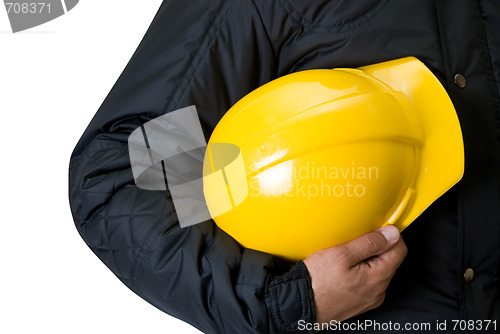 Image of Yellow helmet