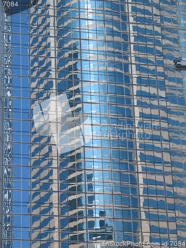 Image of Building closeup, vertical view