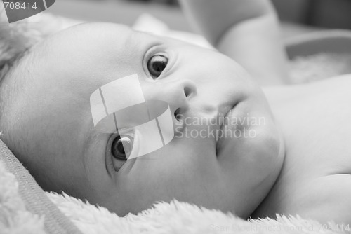 Image of resting baby boy