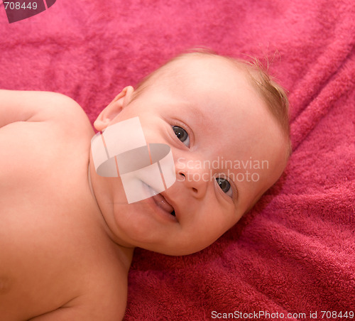 Image of laughing  baby