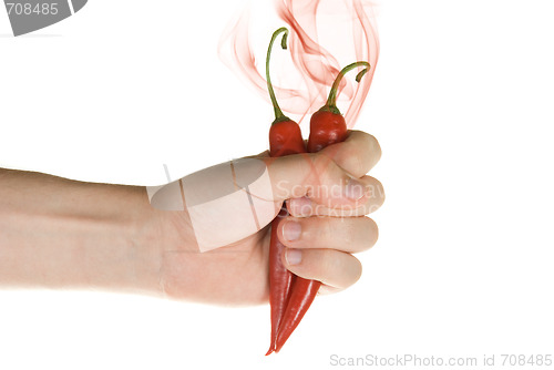 Image of Hot chilli  peppers 