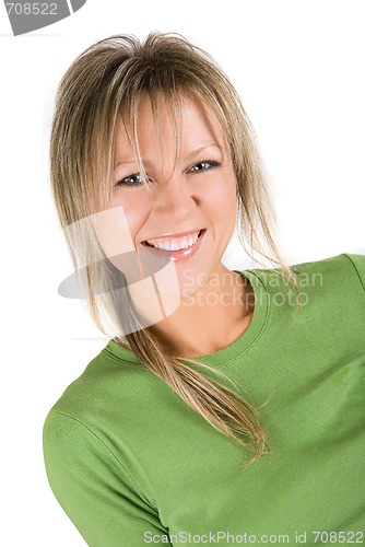 Image of Pretty blond woman