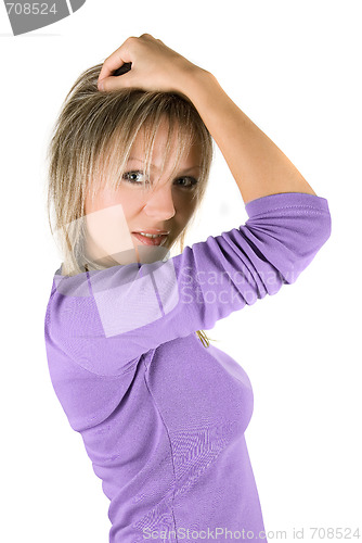 Image of Pretty young woman