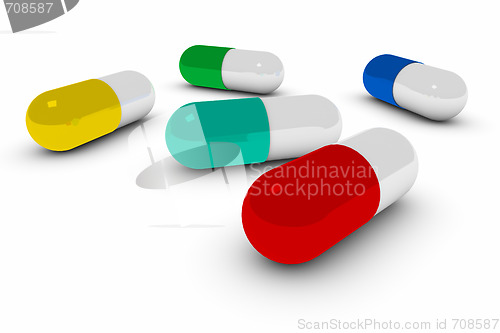 Image of Colored Pills
