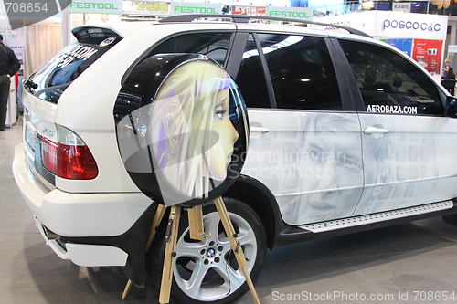 Image of Automobile exhibition. Russia. St.-Petersburg. 2009