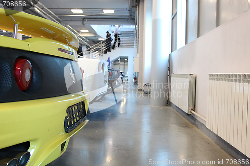 Image of Automobile exhibition. Russia. St.-Petersburg. 2009