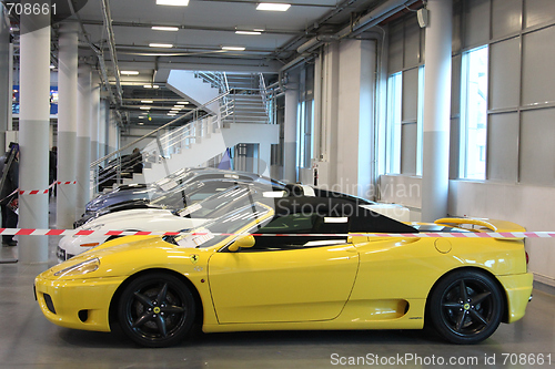 Image of Automobile exhibition. Russia. St.-Petersburg. 2009