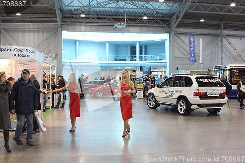 Image of Automobile exhibition. Russia. St.-Petersburg. 2009