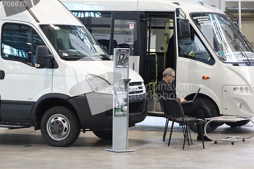 Image of Automobile exhibition. Russia. St.-Petersburg. 2009