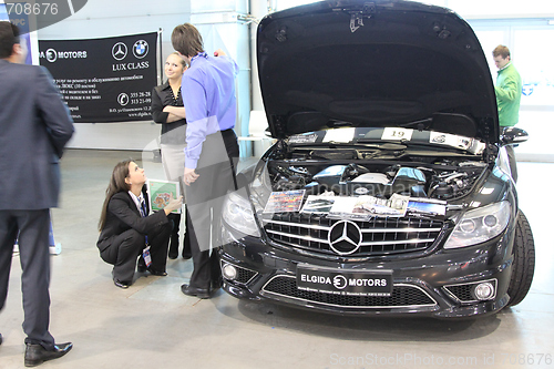 Image of Automobile exhibition. Russia. St.-Petersburg. 2009