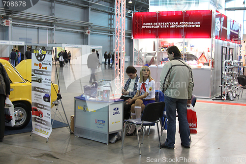 Image of Automobile exhibition. Russia. St.-Petersburg. 2009