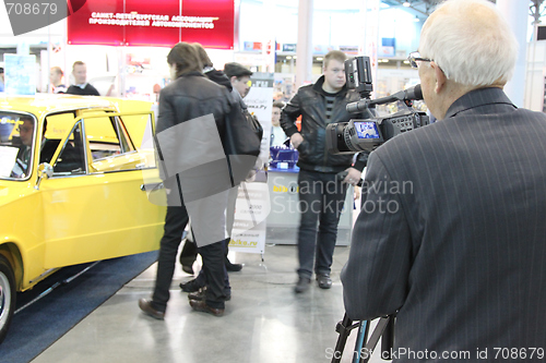 Image of Automobile exhibition. Russia. St.-Petersburg. 2009