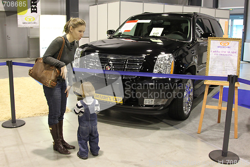 Image of Automobile exhibition. Russia. St.-Petersburg. 2009