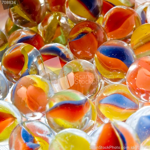 Image of Colored Marbles