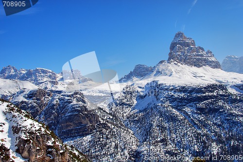 Image of Alps Winter, Dolomites, Italy, 2007