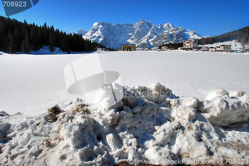 Image of Alps Winter, Dolomites, Italy, 2007