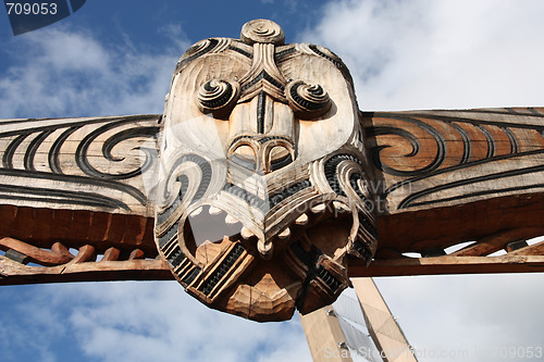 Image of Maori carving