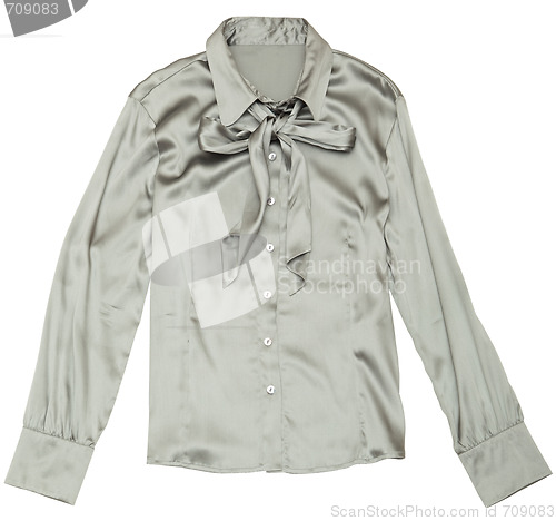 Image of Women's grey blouse.