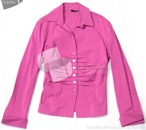 Image of Pink ladies jacket.