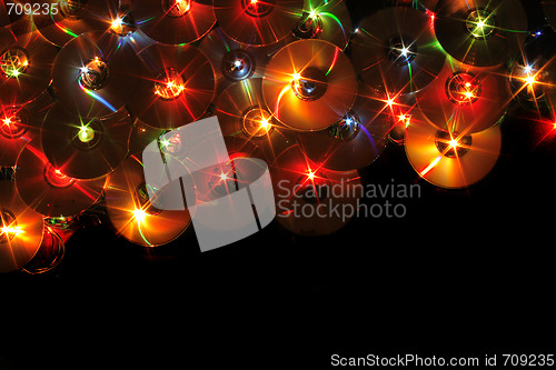 Image of xmas music background