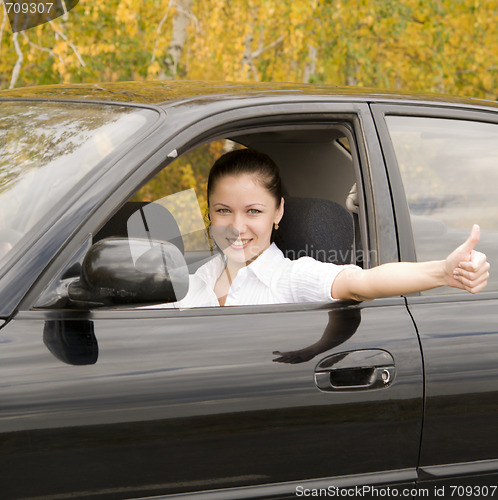 Image of happy driver