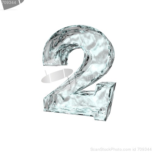 Image of frozen number two