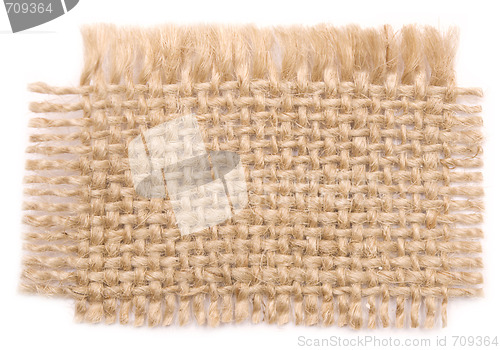 Image of sackcloth material