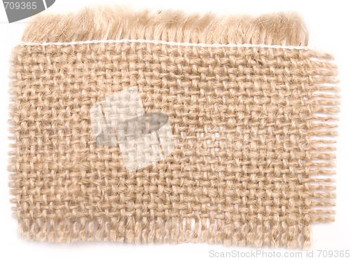 Image of sackcloth material