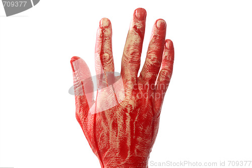 Image of Bloody hand