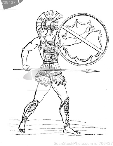 Image of Hellenic warrior