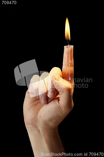 Image of Candle finger